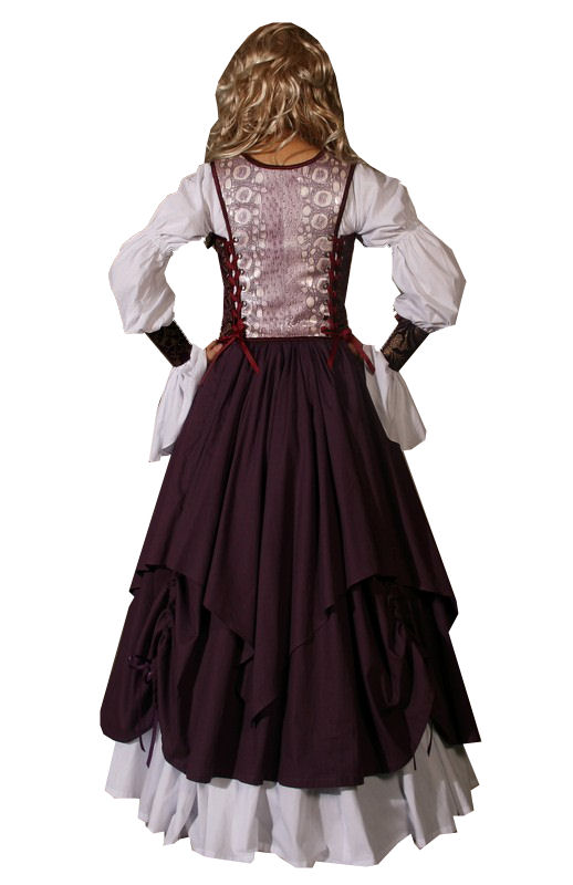 Ladies Medieval Wench Victorian Dickens Nancy Costume Size 14 - 16 Image